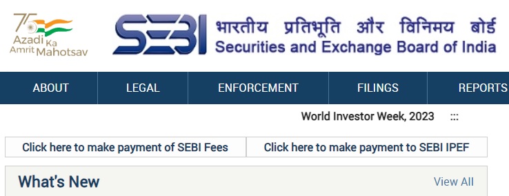 how to search sebi registered company